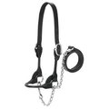 Weaver Leather MED BLK Show Halter 90-0510